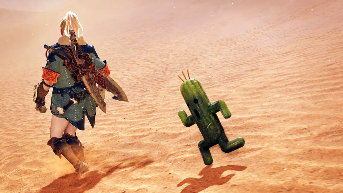 Cactus Colaboración con Final Fantasy 14 Monster Hunter Wilds