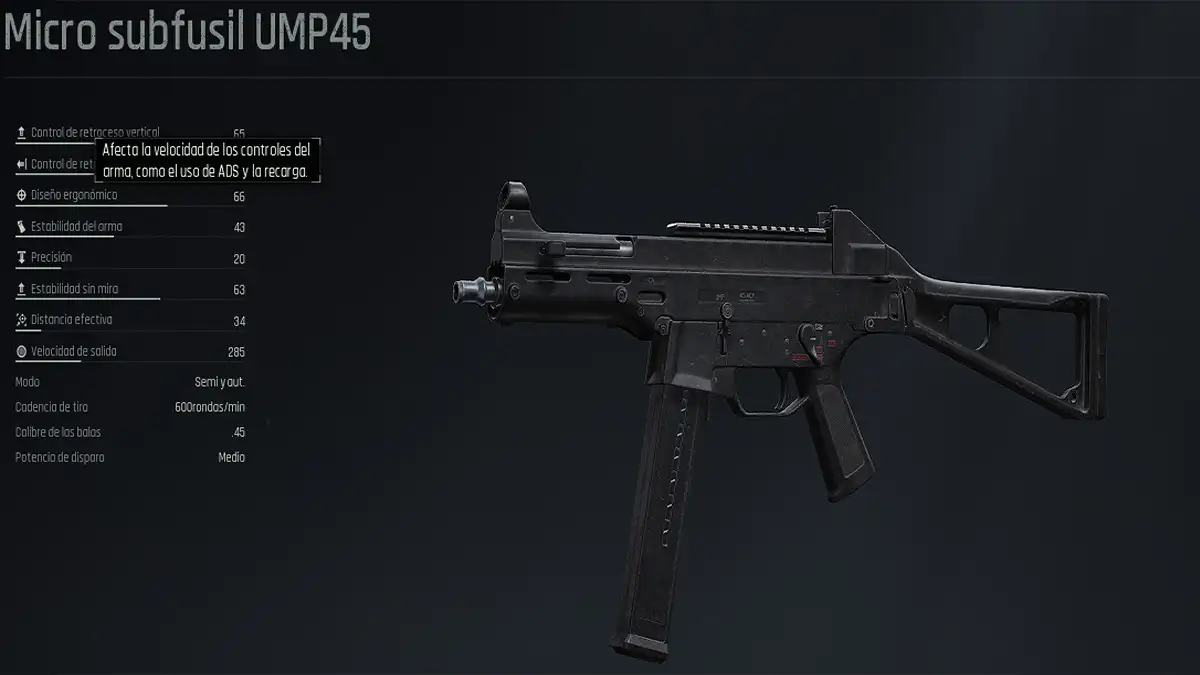UMP45 Subfusil Arena Breakout Infinite