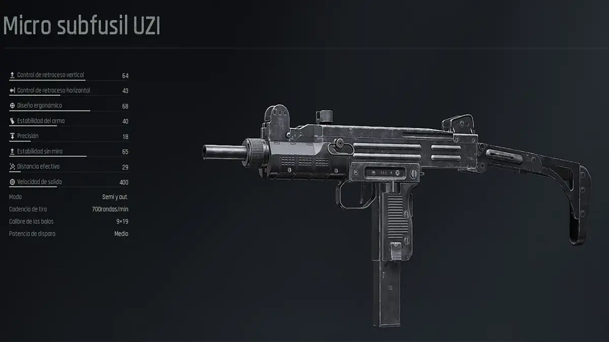 Uzi Subfusil Arena Breakout Infinite