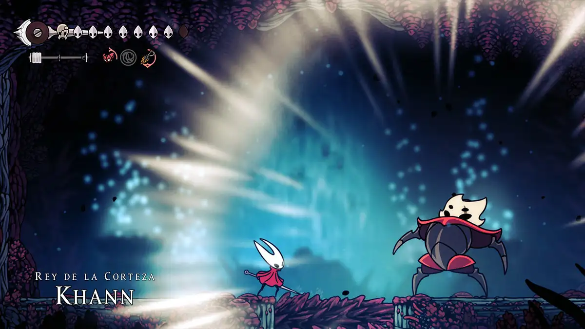 Cómo conseguir el corazón de poder en Hollow Knight: Silksong 8 boss khann silksong