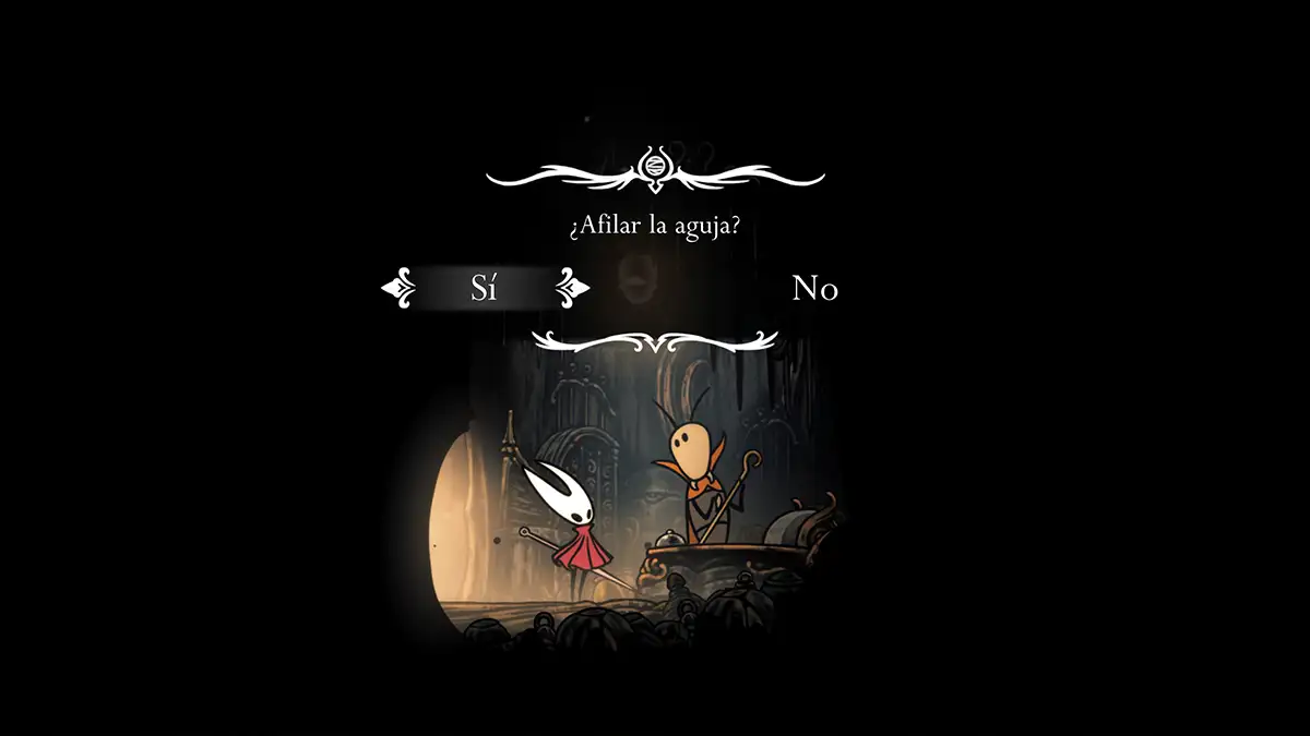 Cómo mejorar la aguja en Hollow Knight: Silksong 3 afilar aguja silksong