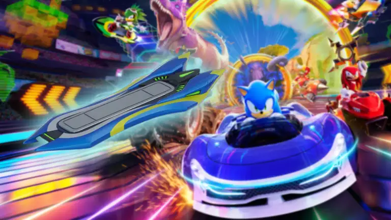 hoverboard sonic riders sonic racing
