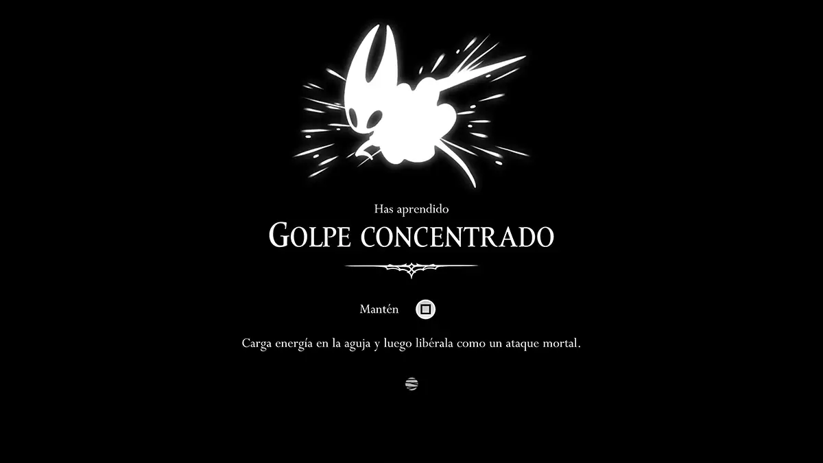 golpe concentrado silksong