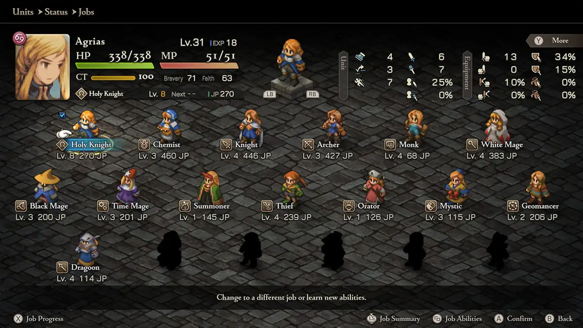 juegos otoño final fantasy tactics