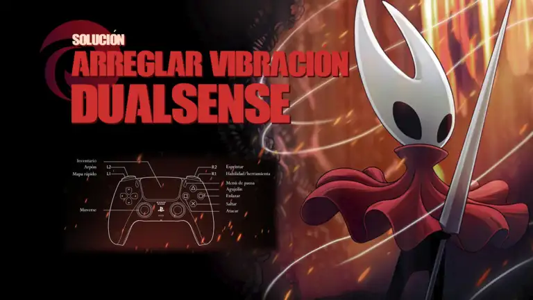 arreglar vibracion dualsense silksong