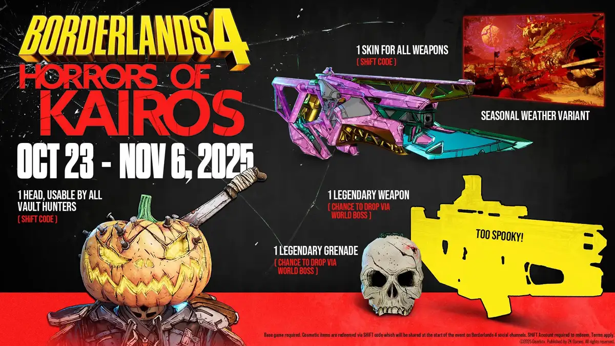 Evento gratuito de Halloween: Los horrores de Kairos