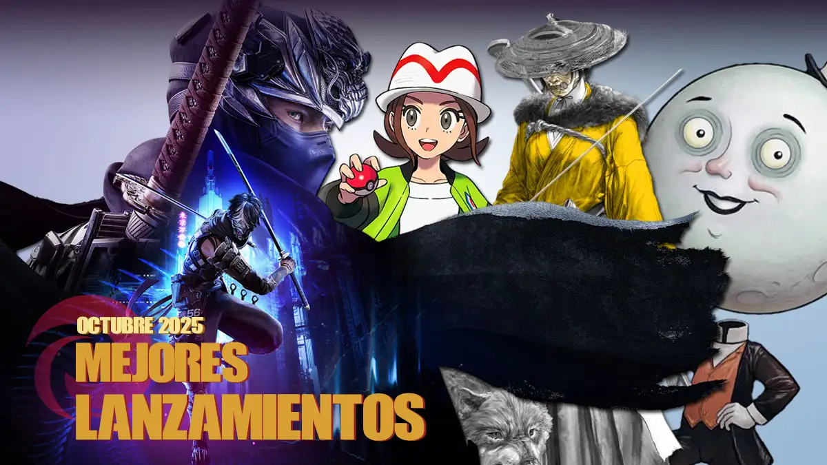 Los 5 videojuegos más esperados de octubre 2025 que no te puedes perder