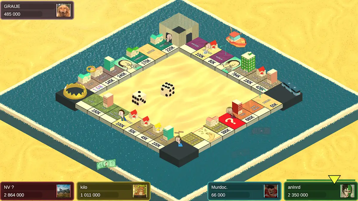 Gromopoli: el juego gratis de Steam que recuerda a Monopoly Go y arrasa en valoraciones 3 Por qué Gromopoli es mejor que los Monopoly oficiales de Steam