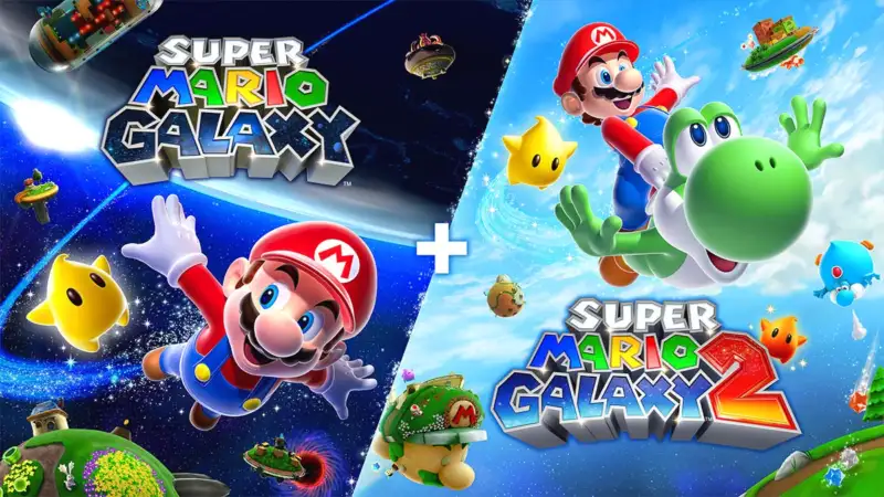 super mario galaxy y super mario galaxy 2 se lanzan mañana en switch