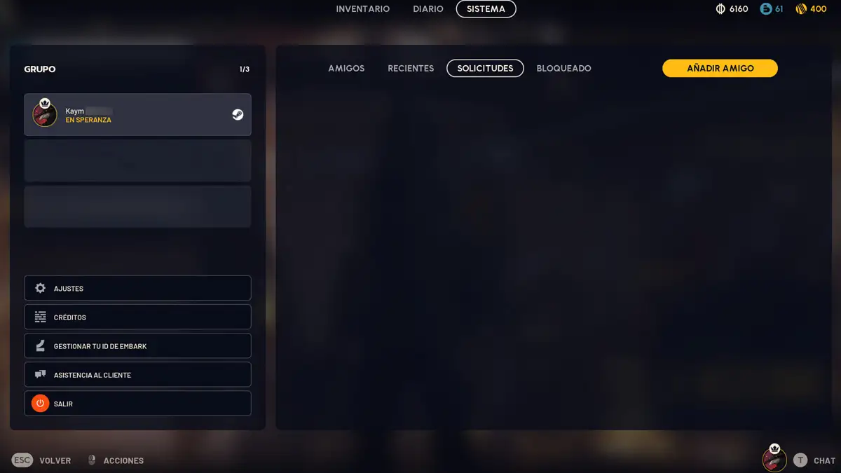 Cómo agregar y enviar invitaciones a amigos en ARC Raiders