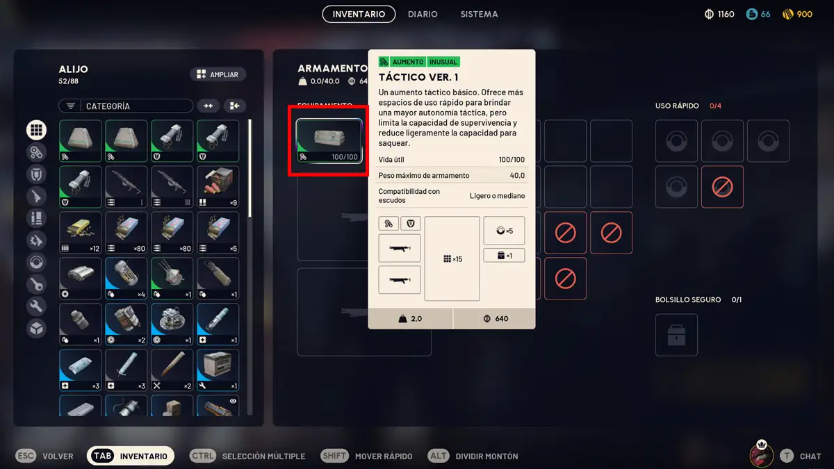 Cómo aumentar el espacio de mochila en ARC Raiders