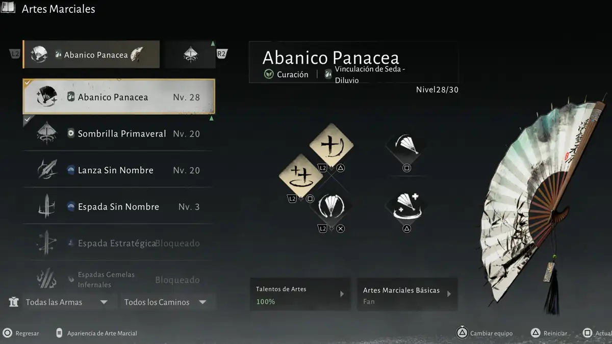 Cómo conseguir el Abanico Panacea en Where Winds Meet