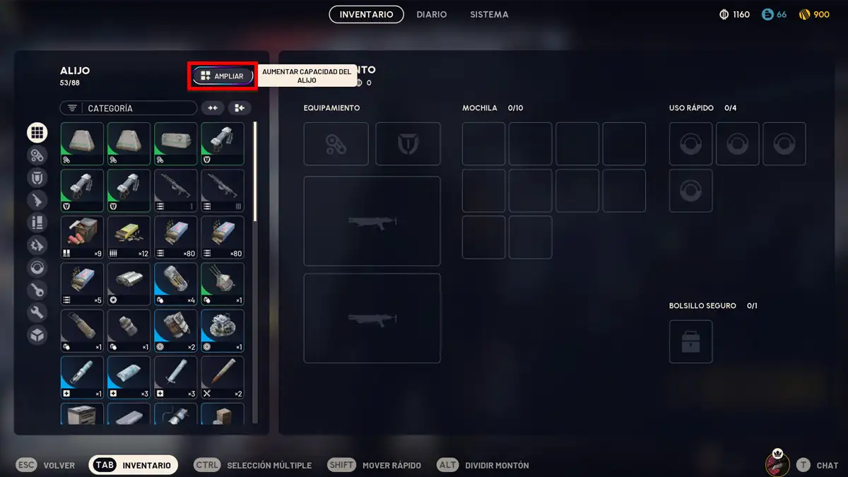 Cómo conseguir más espacio de alijo en ARC Raiders