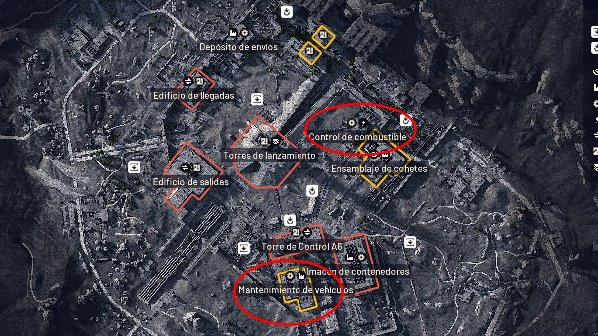 Dónde encontrar Herramientas Oxidadas en Puerto Espacial