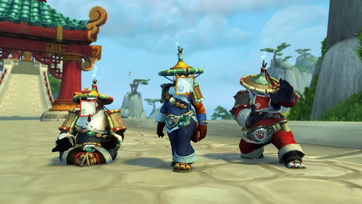 Armadura dinástica de pandaren y visiones horripilantes