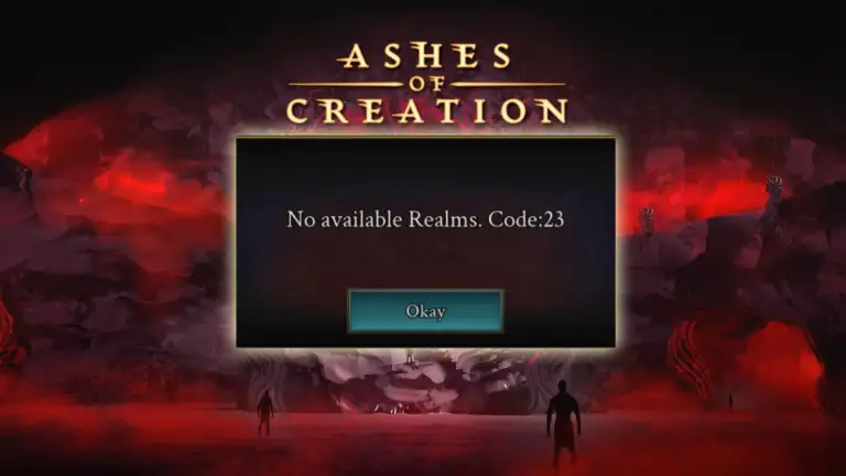 Cómo solucionar el Error Code 23 en Ashes of Creation