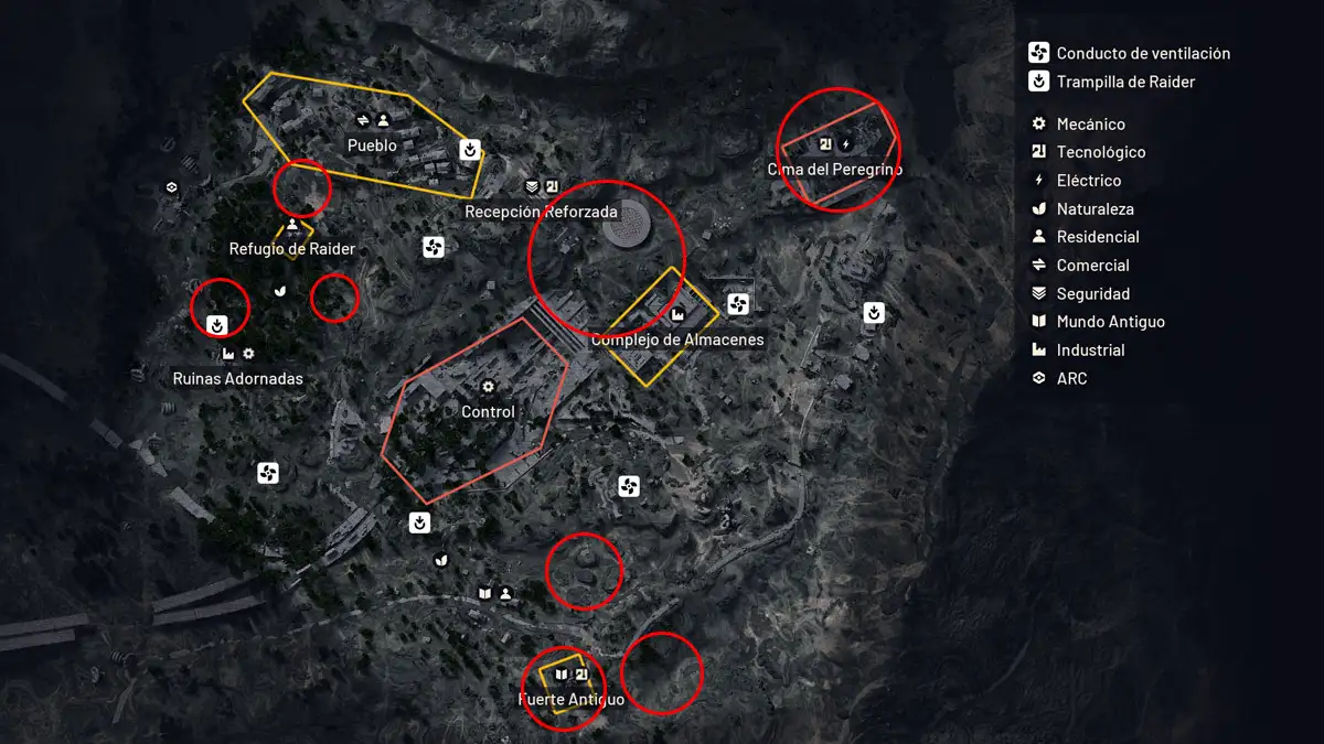 Dónde farmear celdas de energía ARC avanzadas en Puerta Azúl
