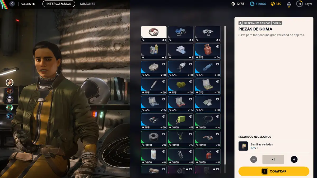 Para qué usar las semillas variadas en ARC Raiders comerciar con Celeste