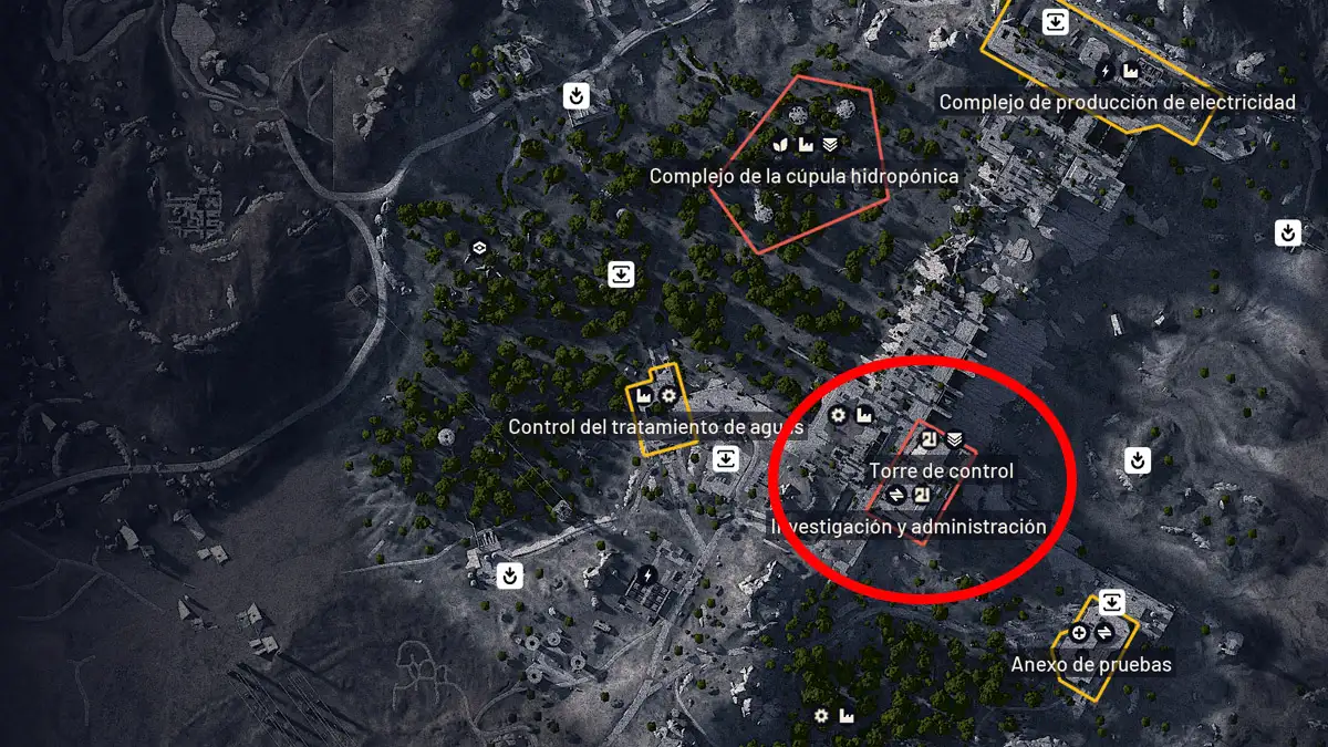 Ubicación Filtro de agua Campos de Batalla de la Presa ARC Raiders