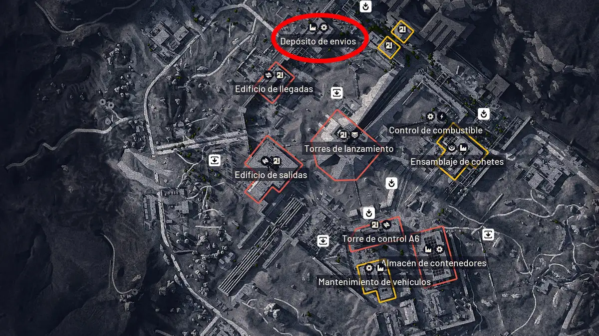 Ubicación Filtro de agua Puerto Espacial ARC Raiders