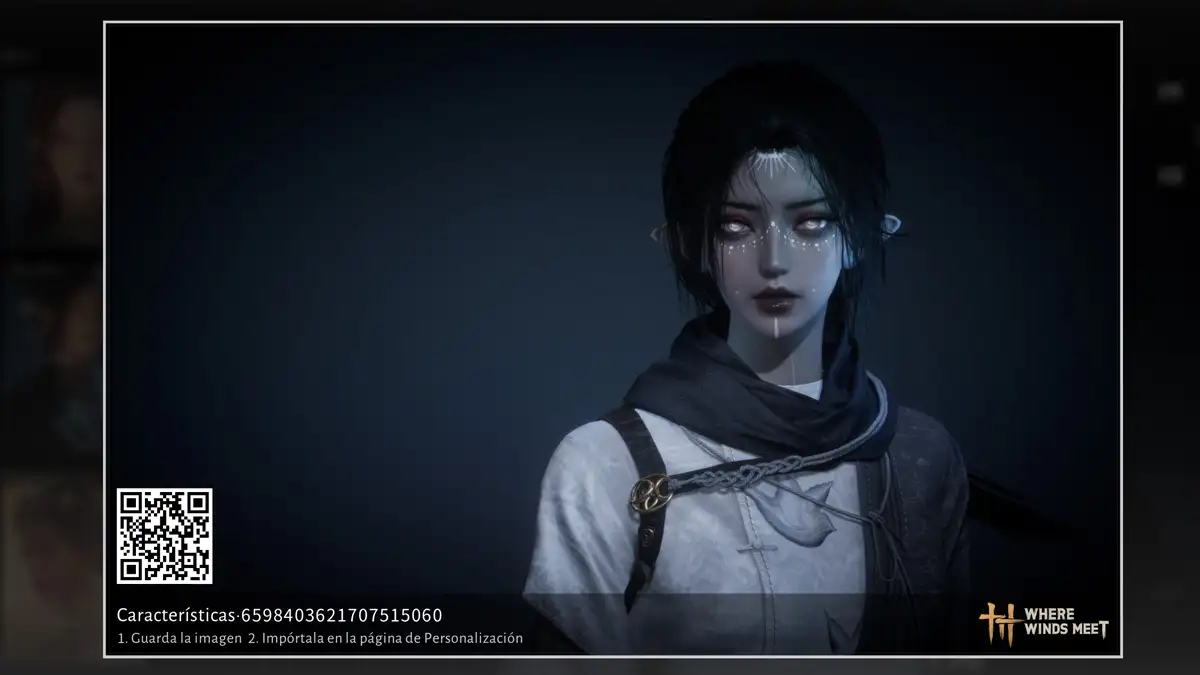 skin elfa oscura Where Winds Meet código