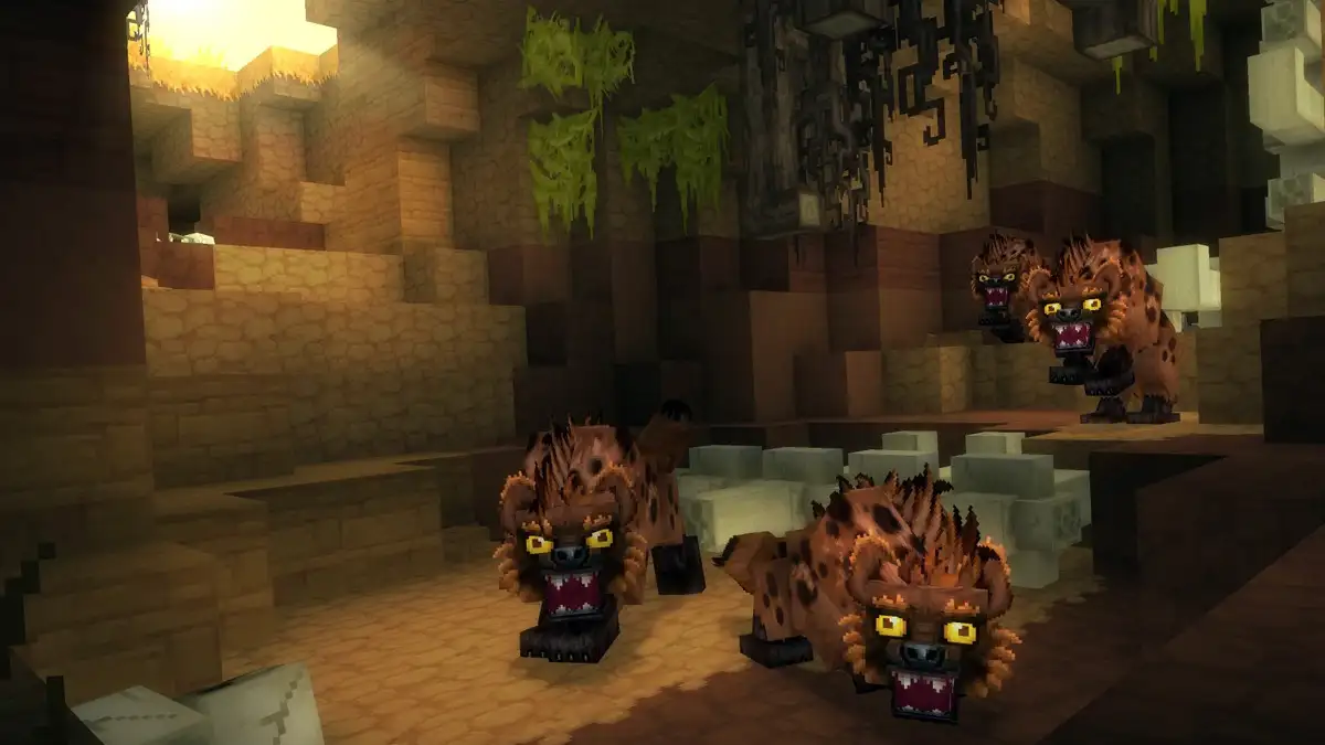 hienas Hytale - Cómo conseguir piel media en Hytale