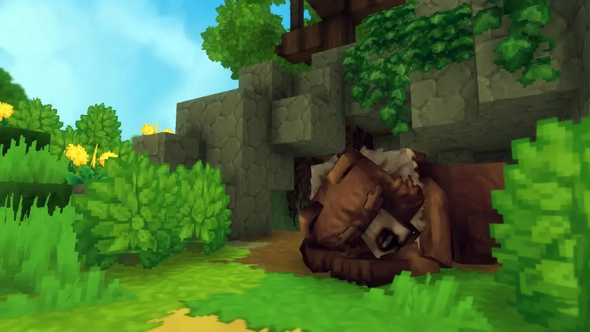 Oso Hytale - Cómo conseguir piel pesada en Hytale