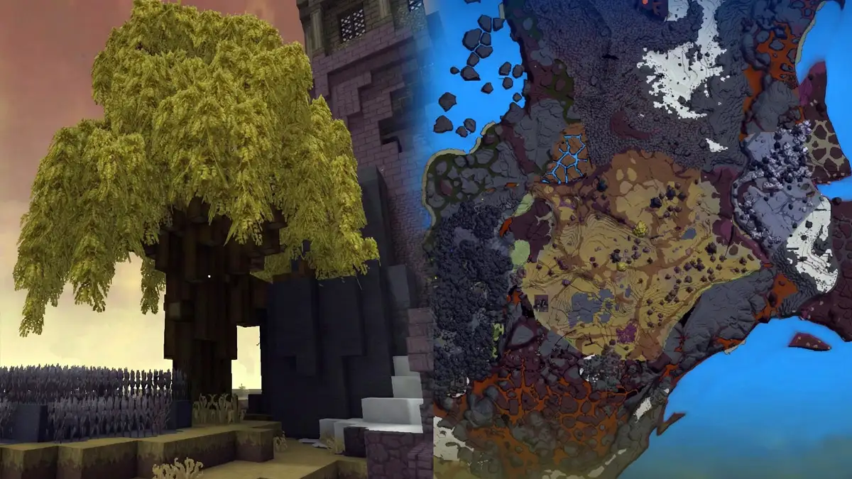 Dónde encontrar Goldenwood y Palm Logs en Hytale (Madera Dorada y Palmera)