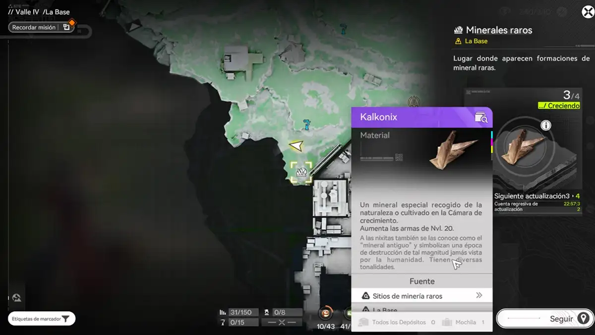 Dónde encontrar Kalkonix en Arknights Endfield
