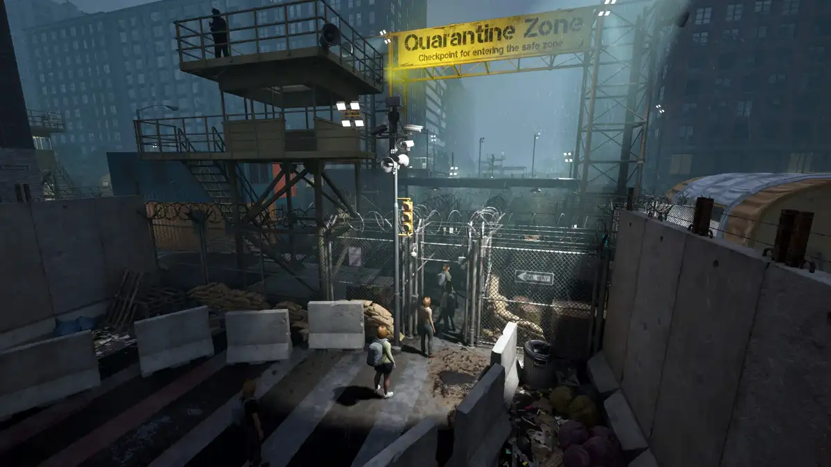 Jugabilidad de Quarantine Zone The Last Check gestion de la base