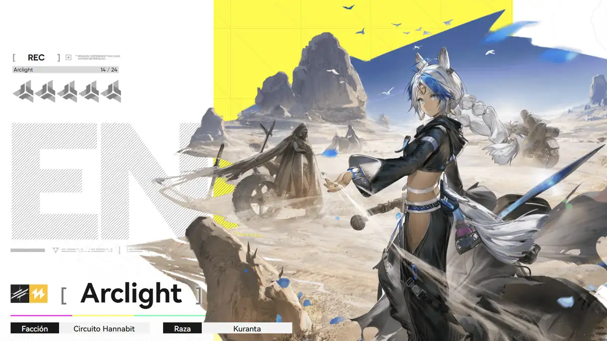 Operadores de 5 estrellas en Arknights Endfield Arclight