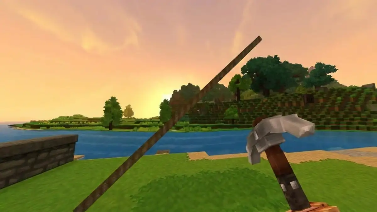 Truco de colocar cuerdas en diagonal en Hytale