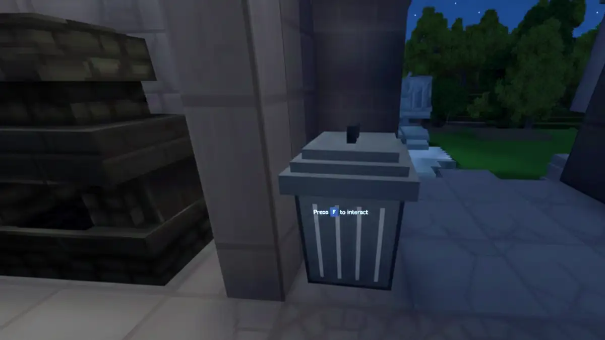 Usar el mod de papelera de Hytale