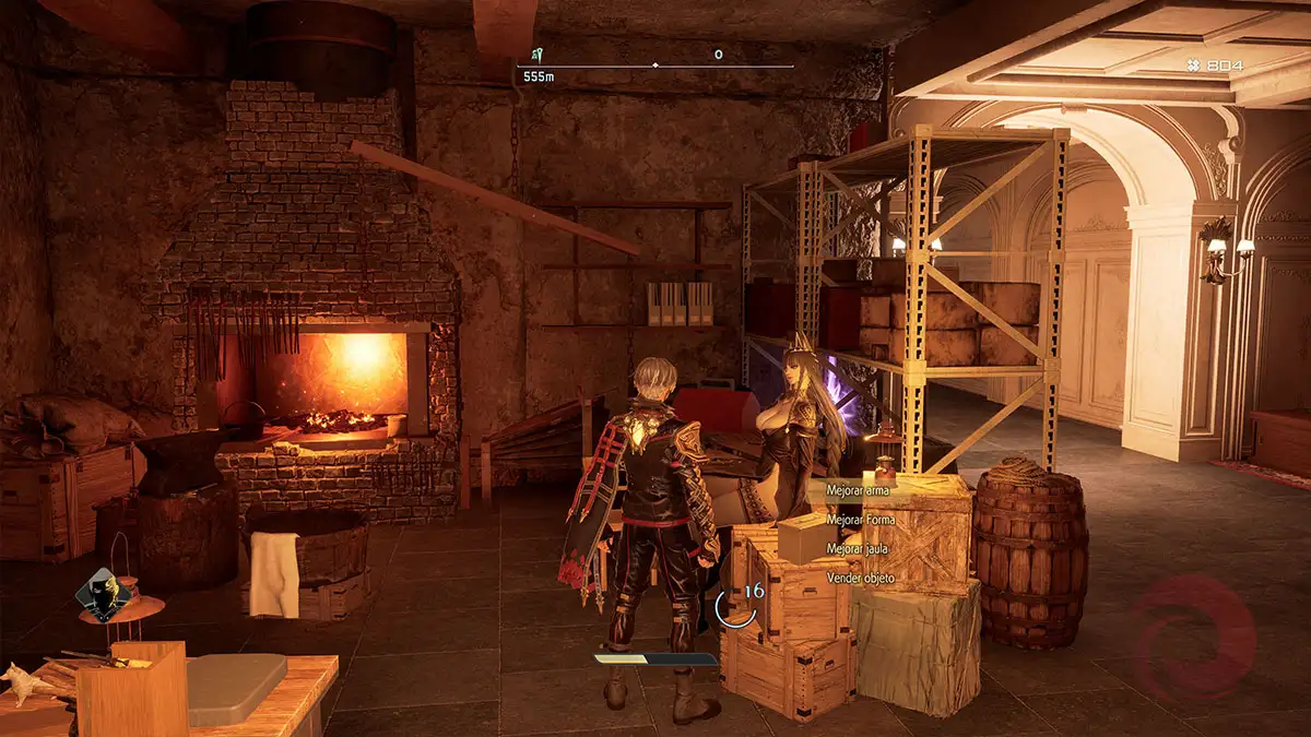 Cómo mejorar el arma en Code Vein 2