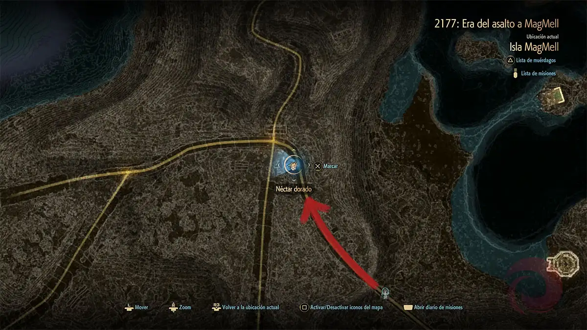 Ubicaciones de néctar dorado code vein 2