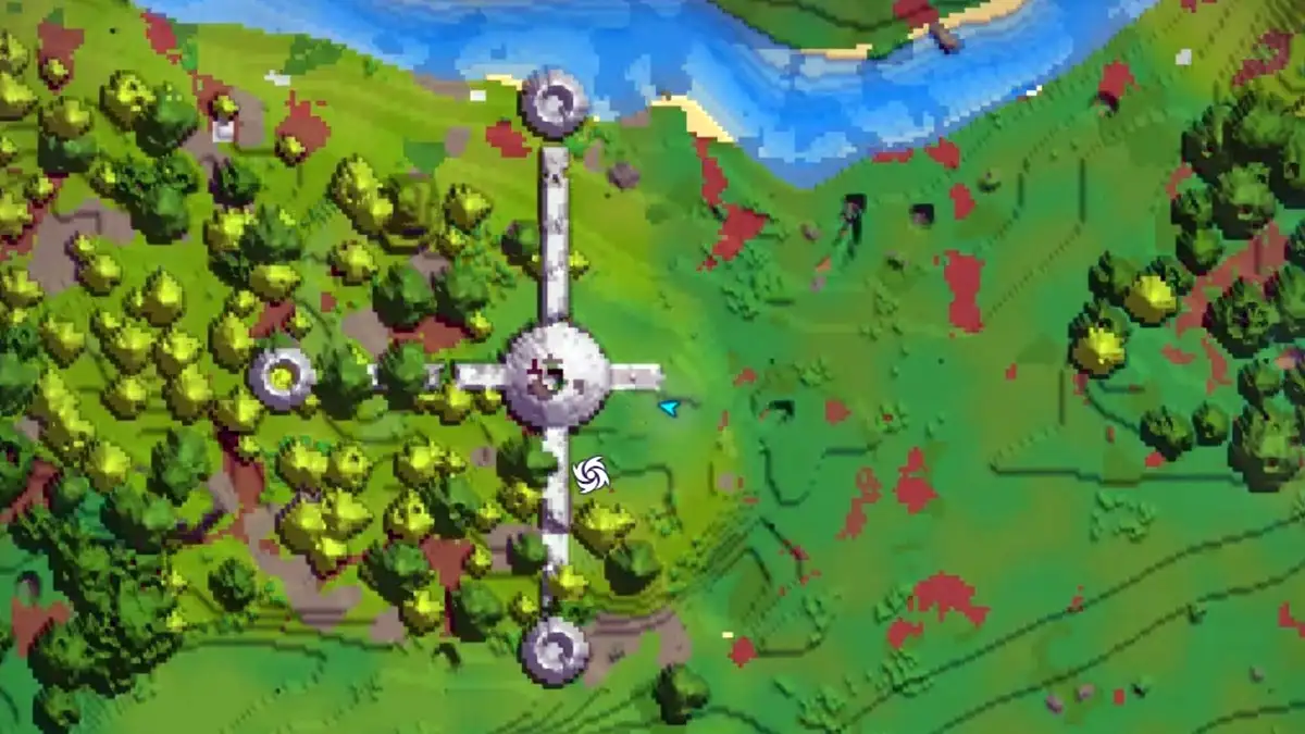 dónde encontrar el Templo Olvidado en Hytale localización mapa