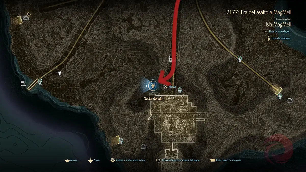 ubicacion de nectar dorado en code vein 2