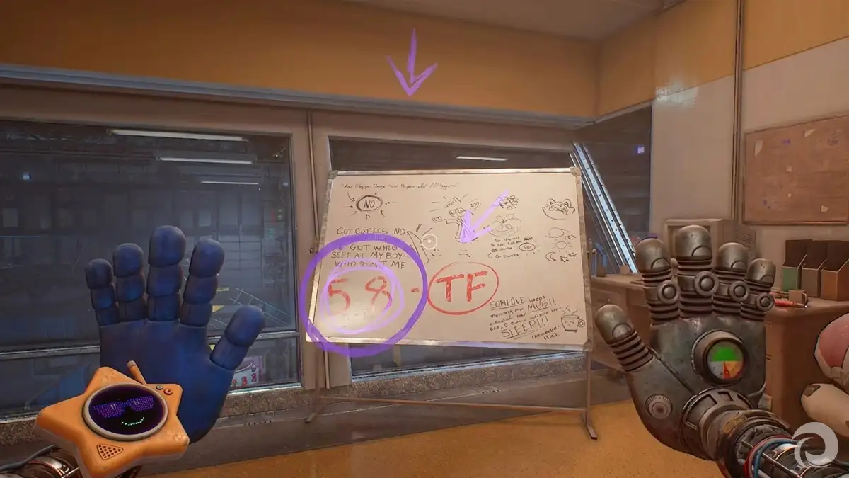 Cómo encontrar el código de la taquilla del Taller de Ingeniería en Poppy Playtime 5