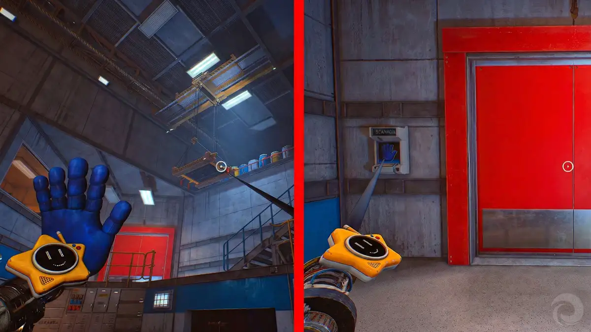 Cómo subir a la plataforma colgante y avanzar Poppy Playtime chapter 5