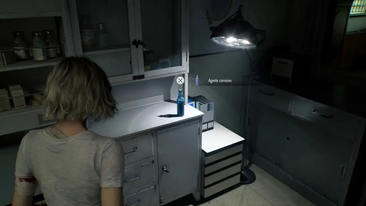 Dónde encontrar el agente corrosivo para abrir el candado resistente en Resident Evil Requiem