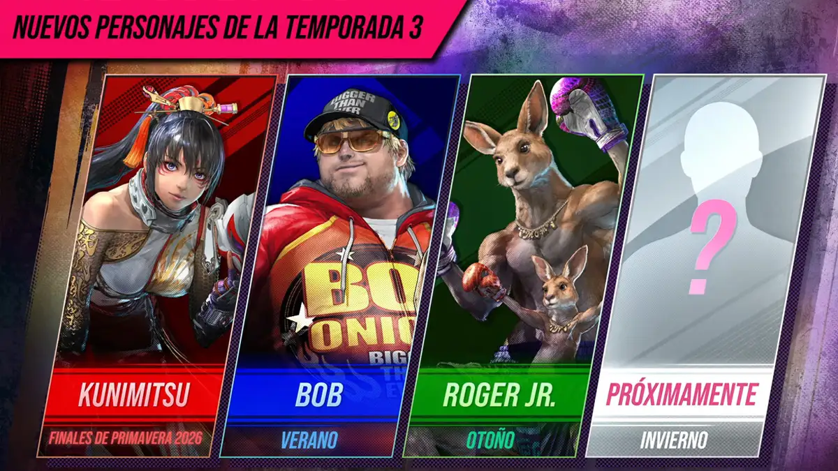 LLega la Temporada 3 de TEKKEN 8 y trae de vuelta a tres personajes míticos