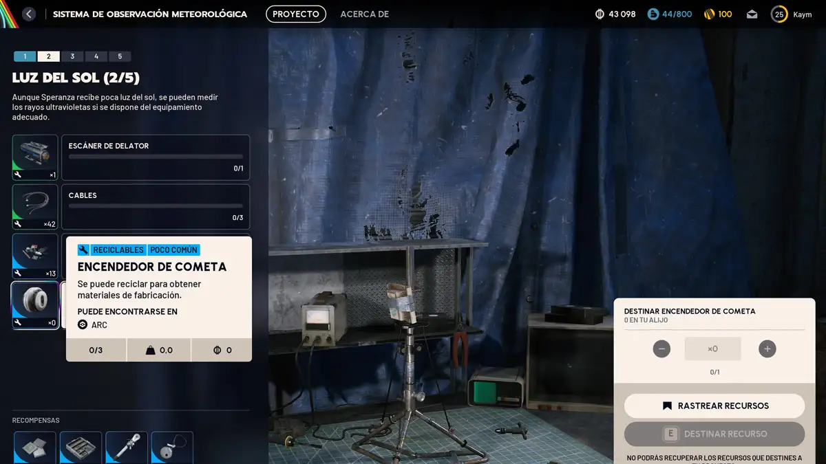 Cómo conseguir encendedores de Cometa en Arc Raiders 3 Qué recompensas consigues al destruir los cometas en ARC Raiders