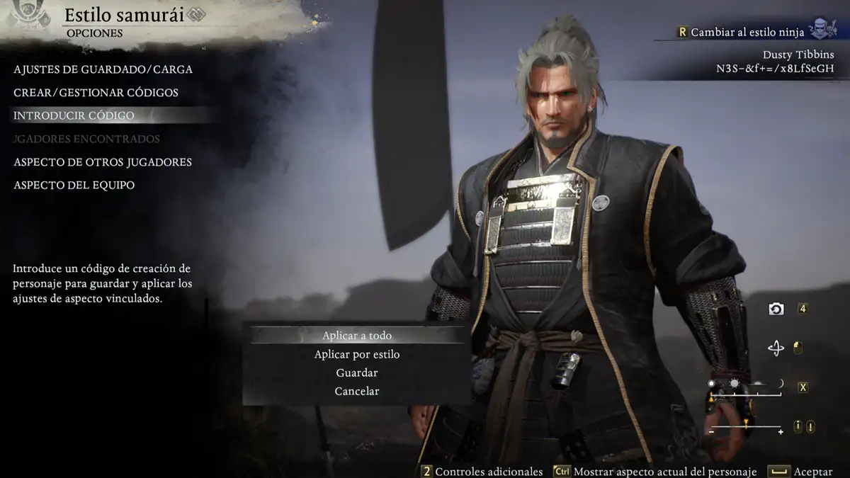 William Adams de Nioh 1 y 2 en Nioh 3