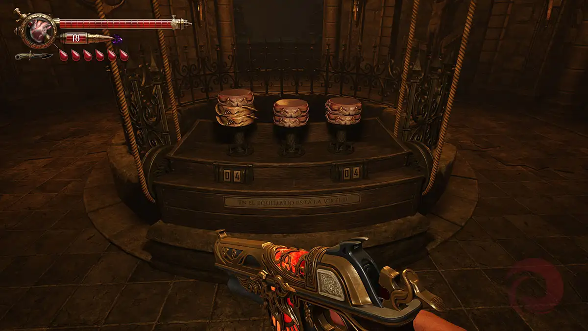 Solución al puzzle de las balanzas de Crisol: Theater of Idols 2 Solución al puzzle de las balanzas de Crisol: Theater of Idols