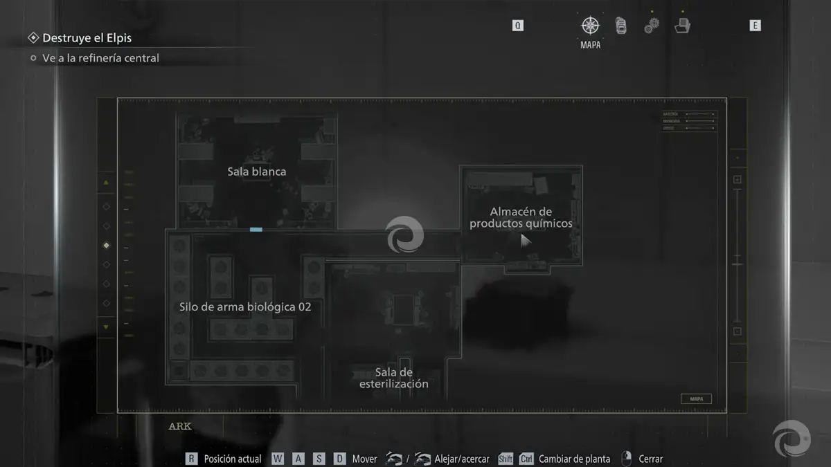 Busca la llave de anulacion en el Almacen de productos quimicos