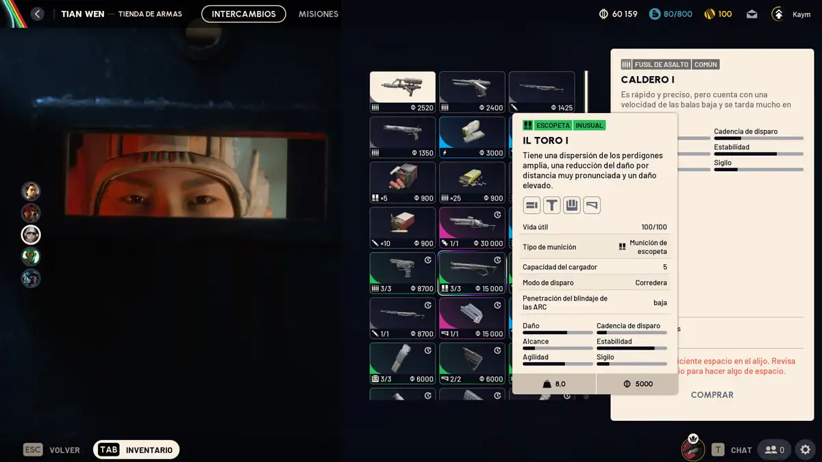 Cambios en las estadísticas de la Il Toro de ARC Raiders