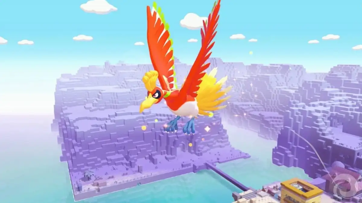 Cómo conseguir Plumas Arcoíris en Pokémon Pokopia y hacer que la aparezca Ho-oh 2 Cómo aumentar las posibilidades de que aparezca Ho-oh en Pokémon Pokopia