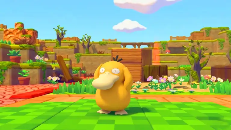 Cómo conseguir a Psyduck en Pokémon Pokopia y crear la Ducha de Aguas Termales