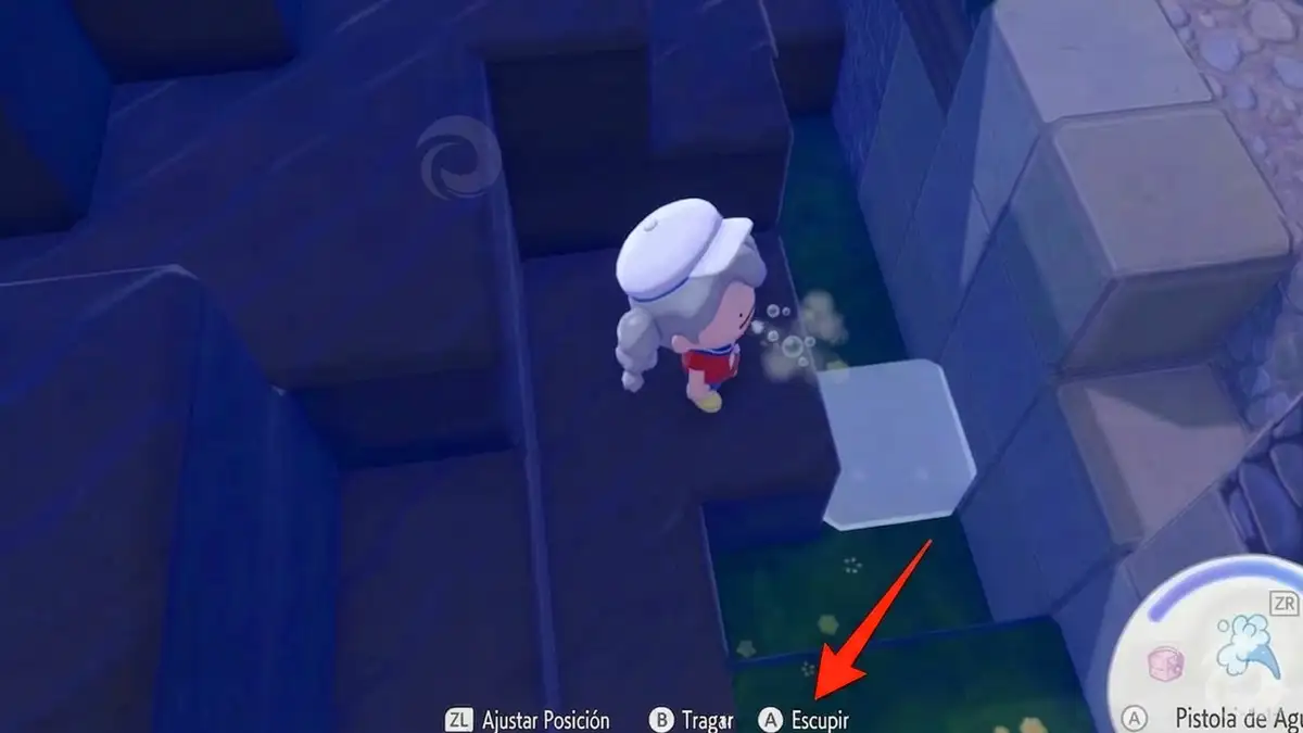 Cómo conseguir a Wooper en Pokémon Pokopia y aprender Succionar 3 Cómo usar Succionar para mover líquidos en Pokémon Pokopia