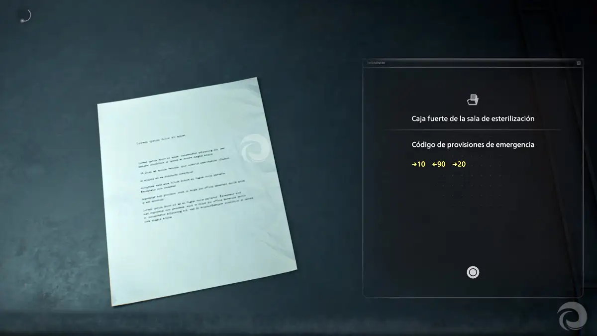Cómo abrir la caja fuerte de la sala de esterilización en Resident Evil Requiem 3 ¿Cuál es el código de la caja fuerte de la sala de esterilización en Resident Evil Requiem?